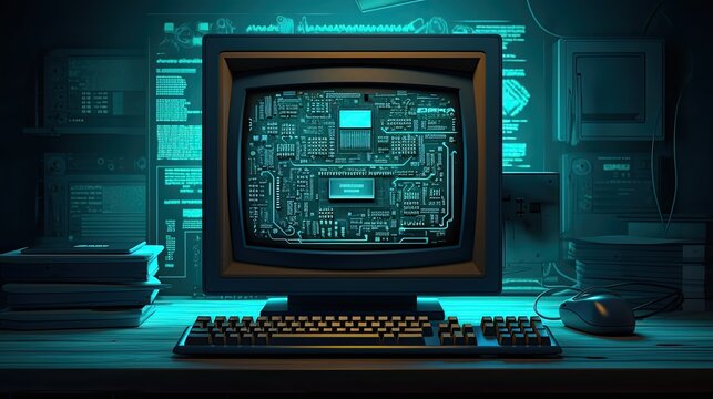 A Very Old Computer From The 80s