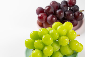 秋の味覚 シャインマスカットとピオーネ