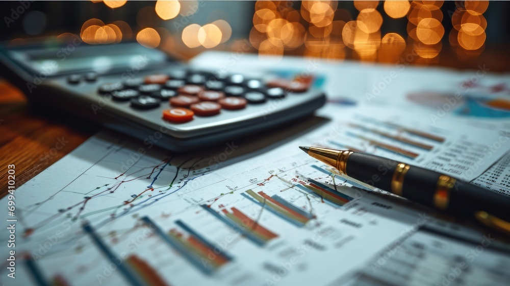 Aufkleber financial analysis statements. generative ai.