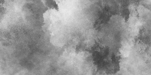 Blurry and tiny clouds in the sky with stains, Old and grainy white or grey grunge texture,Old and grainy white or grey grunge texture, black and whiter background, - obrazy, fototapety, plakaty