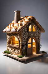 house made of bread