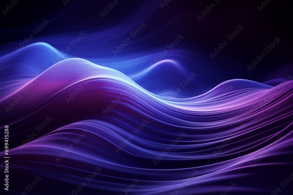 Poster abstract background with waves