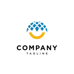 solar lamp logo icon vector template.eps