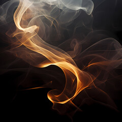 Abstract swirls of smoke against a dark background.
