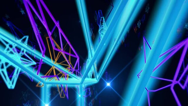 Star Colorful Lines Grow