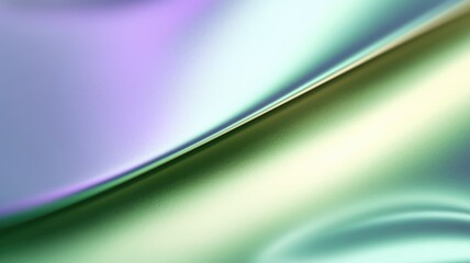 The close up of a glossy metal surface in lavender, mint green, and olive green colors with a soft focus. Generative AI AIG30. generative AI