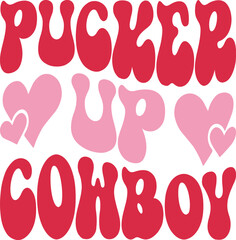 Valentine Retro SVG design cut files