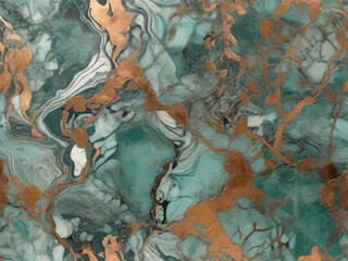 Oxidized Beauty: Green Copper Marble for Natural Sophistication