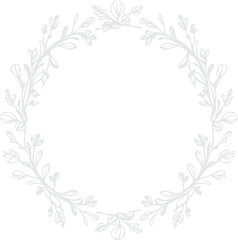Vintage Ornate Frame Outline