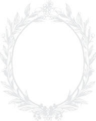 Vintage Ornate Frame Outline
