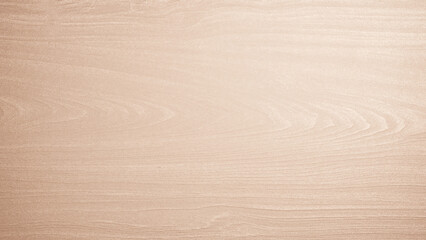 Wood grain background with light reflection effect from sunlight and light brown gradient mist.