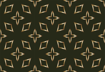 Set of modern geometric luxury backgrounds for business or presentation or greeting cards with golden lines 