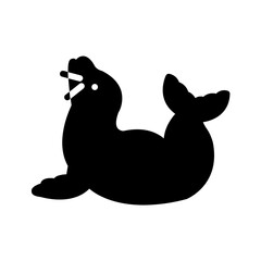 Solid black icon for Seal