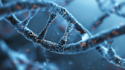 DNA molecules background, 3d DNA Medical science background.