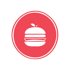 Burger Symbol Illustration