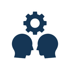 Relationship icon. Vector illustration isolated on white background.