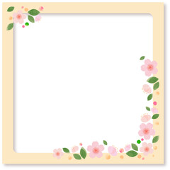cherry blossom frame