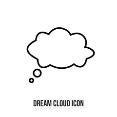 Cloud icon vector illustration. cloud sign and symbol used in web.