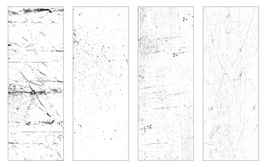Set of Grunge textures. Abstract monochrome background. Image includes a effect the black and white