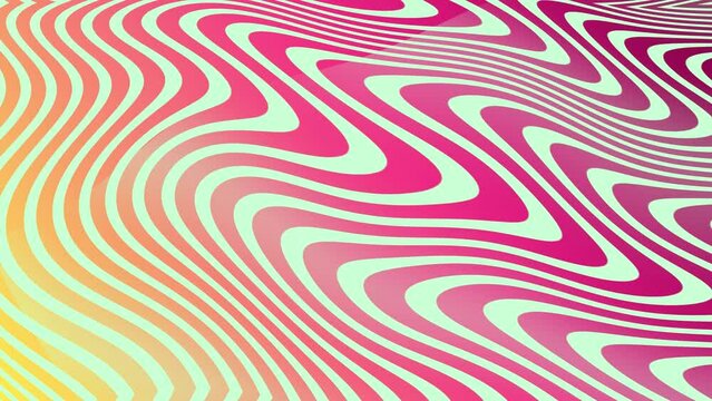 a hypnosis distorted waves contrast colorful shape retro motion pulse physics hypotheses vintage moving pulsing psychedelic waveform electronics technology science shapes transient background video