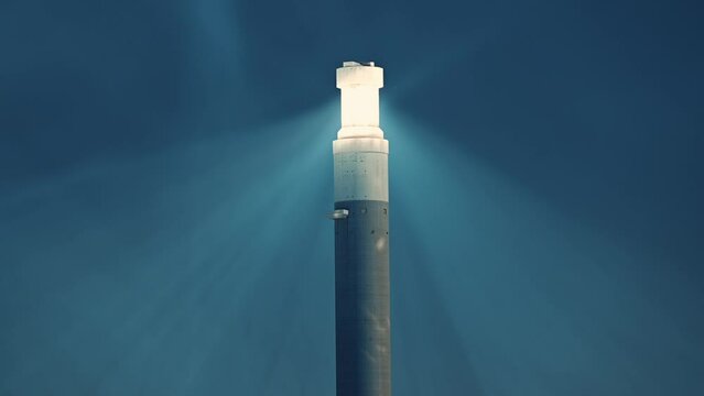 World's tallest Concentrated Solar Power tower in Dubai, United Arab Emirates