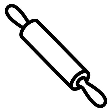 recommend clip art: rolling pin outline icon