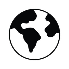 Globe world icon vector on trendy design