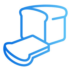 bread gradient icon