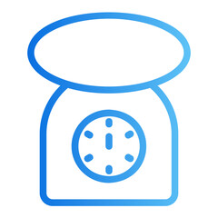 kitchen scale gradient icon