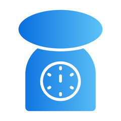 kitchen scale gradient icon