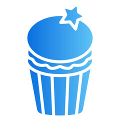 cupcake gradient icon