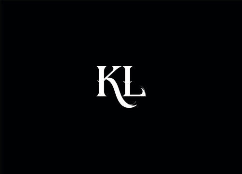 KL  initial logo design and creative logo