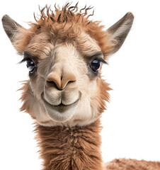 Obraz premium Baby camel isolated on transparent background. PNG