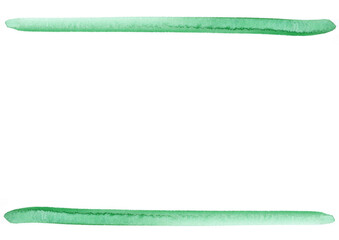 Obraz premium グリーンの横線が並んだ水彩テクスチャの背景イラスト素材