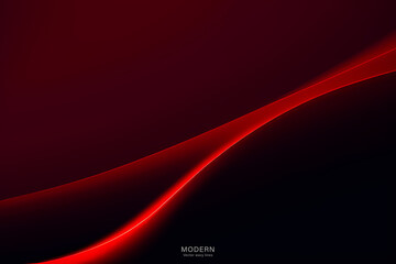 Vector abstract dark red wave background with liquid and shapes on fluid gradient with gradient and light effects. Shiny color effects.