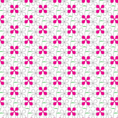 Seamless modern geometric repeating pattern