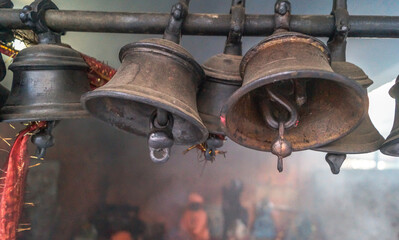 Temple Bells at Kalamuni Temple Munsiyari Uttarakhand India