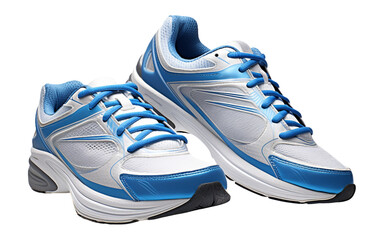 Modern Elegance Meets Athletic Comfort in Man's Shoes Isolated on Transparent Background PNG.