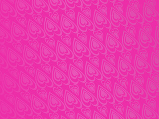 Hearts background with modern ornaments, red color, perfect for valentines, letters, gifts, prizes, surprises, etc.