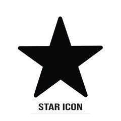 Star icon vector icon. Simple element illustration. Star symbol design used for web and mobile.