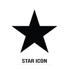 Star icon vector icon. Simple element illustration. Star symbol design used for web and mobile.