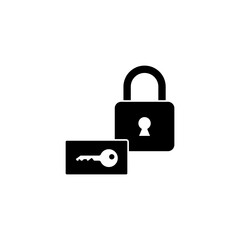 lockable concept line icon. Simple element illustration. lockable concept outline symbol design.