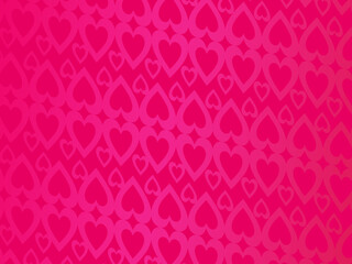 Hearts background with modern ornaments, red color, perfect for valentines, letters, gifts, prizes, surprises, etc.