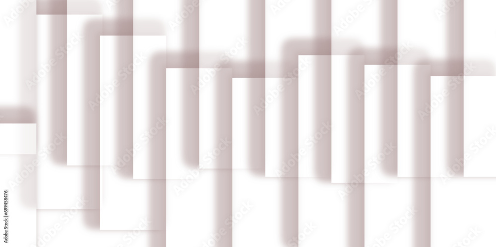 Poster abstract white, gray geometric lines background vector illustration, with shadow. background with li