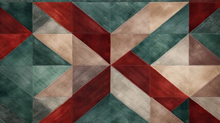 modern geometric wall edging pattern
