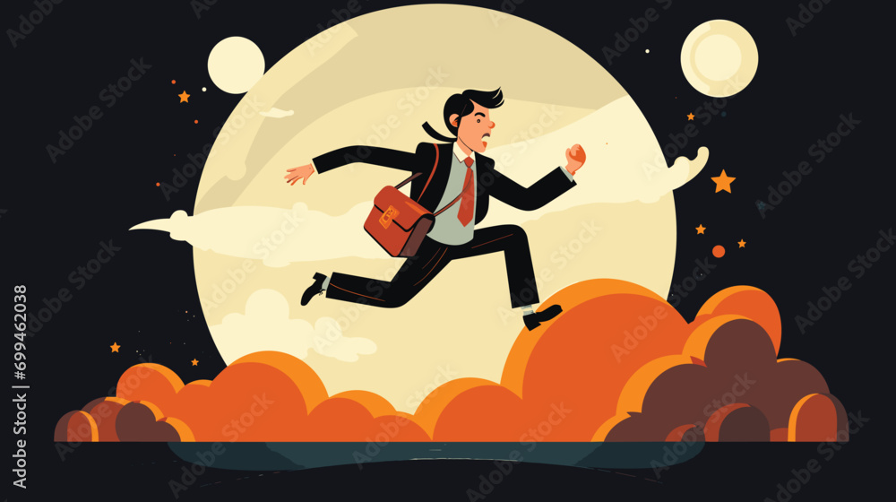Poster humorous cartoon style: exaggerated features and playful situations add a lighthearted touch to the 