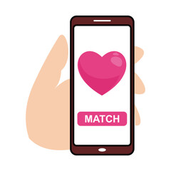 valentine day vector flat illustration