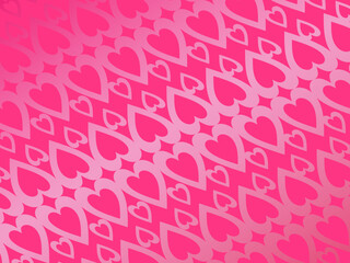 Hearts background with modern ornaments, red color, perfect for valentines, letters, gifts, prizes, surprises, etc.