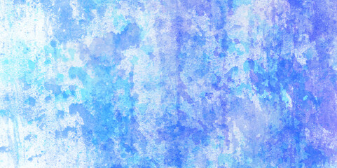 Light blue watercolor background hand-drawn. Blue chalk brush strokes background. Blue sky shades color watercolor illustration. Teal Sky blue white distressed overlay with grainy, vivid textured glit