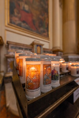 Interior and exterior images of the Madonna di San Luca Basilica one of the symbols of the city of Bologna
